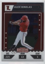 2021 Panini Elite Extra Edition College Tickets Optic Alex Binelas #CTO-AB 12k8