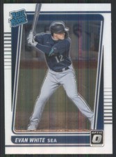 2021 Donruss Optic #60 Evan White RR RC Seattle Mariners 1706
