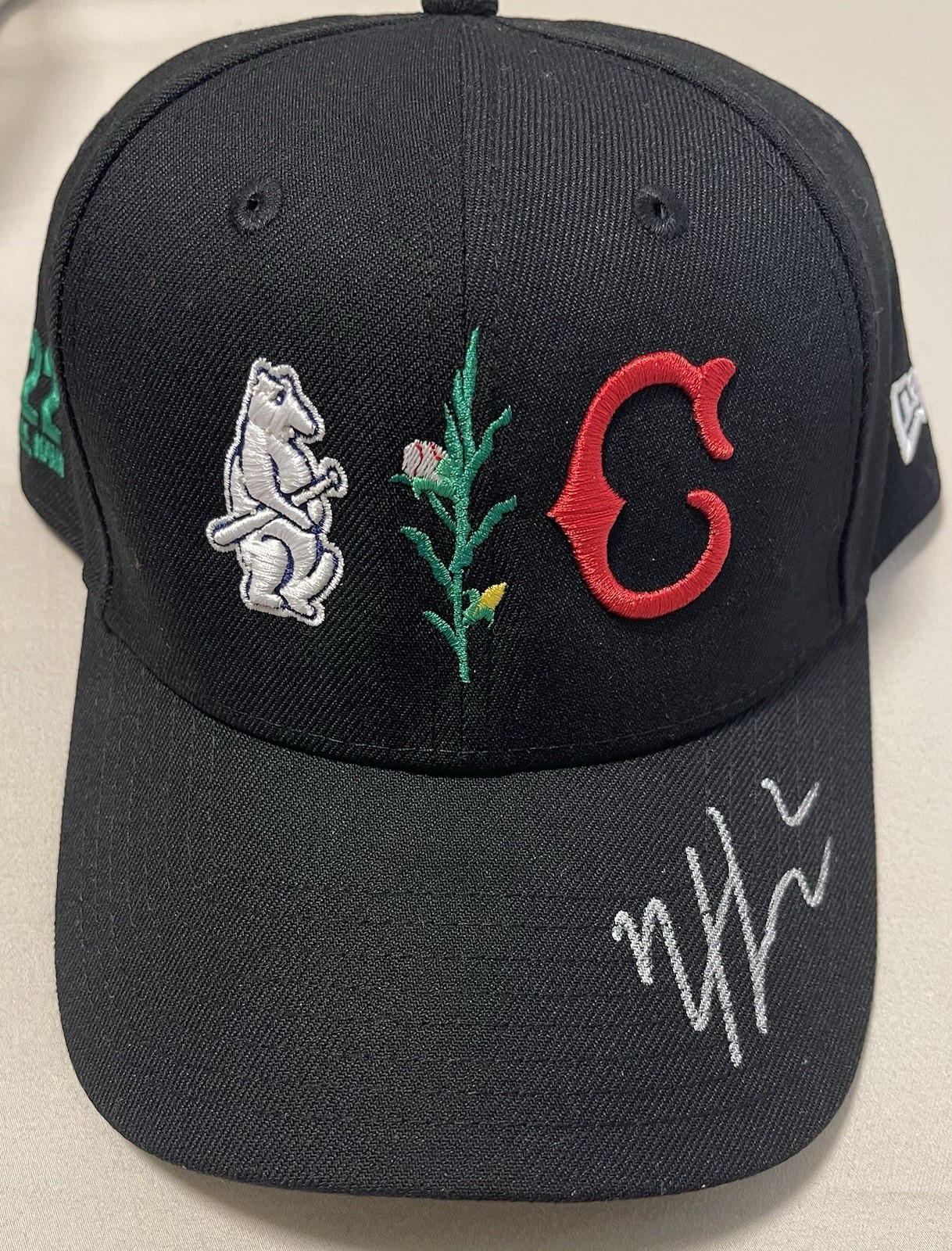 Nico Hoerner Signed Field Of Dreams Hat Chicago Cubs Vs Reds Autographed RARE