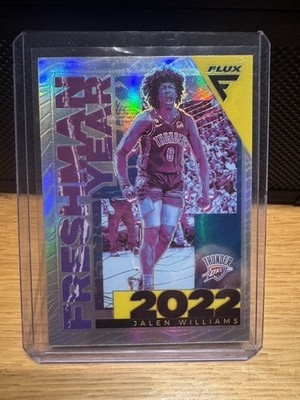 2022-23 Panini Flux - Freshman Year Jalen Williams #13 Silver Prizm (RC)