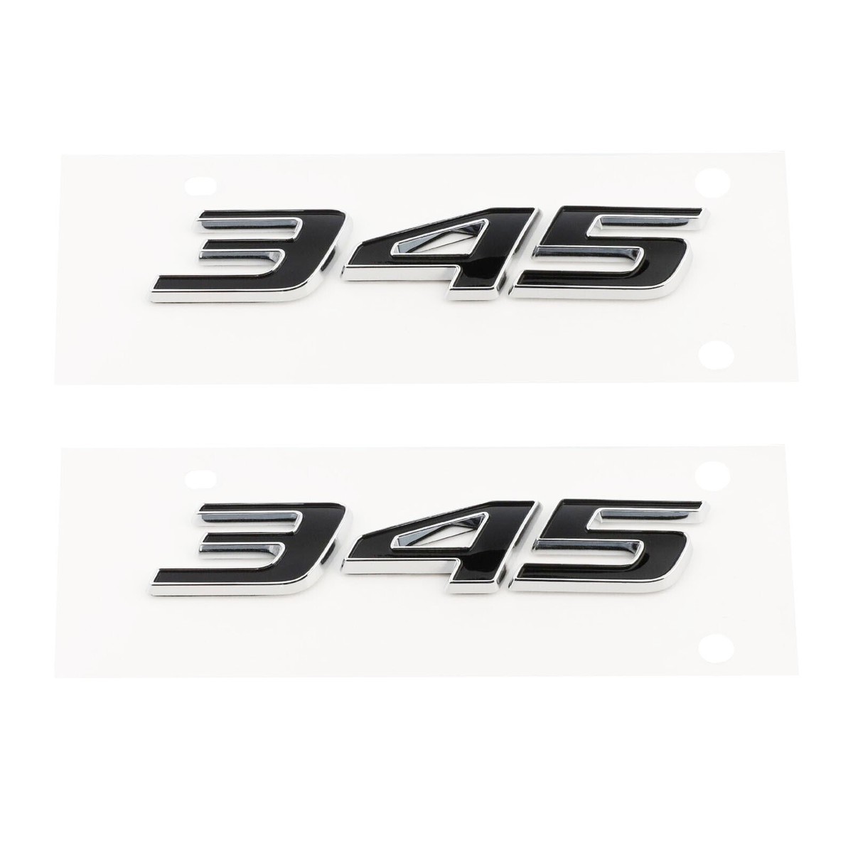 X2 345 Fender Emblems Chrome Fits DODGE CHRYSLER JEEP RAM 345 HEMI