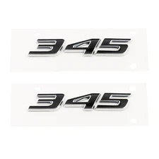 X2 345 Fender Emblems Chrome Fits DODGE CHRYSLER JEEP RAM 345 HEMI 11-24 23+ R/T