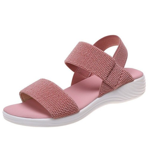 Women's Wedge-shaped Platform High Heel Sandals,Beach Outdoor Elastic Band Shoes - 第 27/31 張圖片