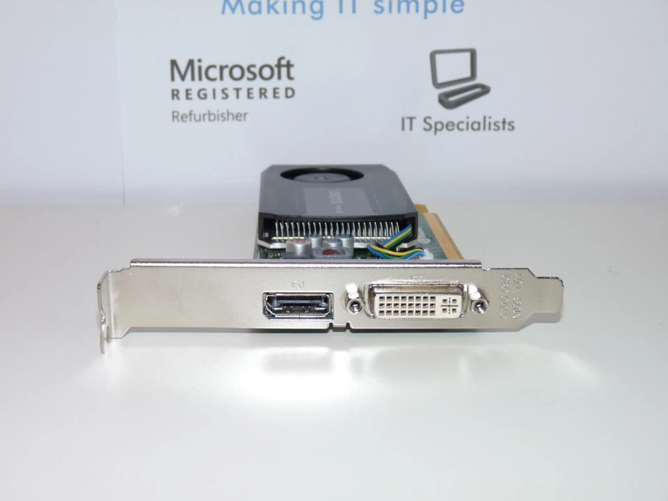 NVIDIA Quadro Kepler K420 1GB dual screen Graphics Card, 192 Cuda HP 818244-001 - Image 2 of 4