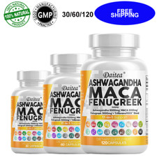 Containing Ashwagandha Maca Root Capsules -Booster Muscle Mass,strength,energy