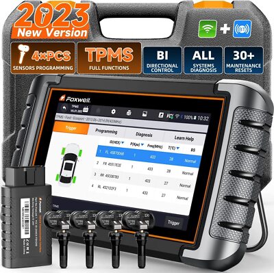 FOXWELL NT809TS Bidirectional OBD2 Scanner All System Car Diagnostic Tool TPMS