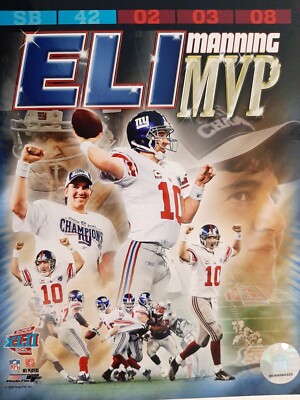 Eli Manning Super Bowl XLII MVP Photo
