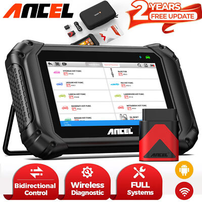 ANCEL All System Bidirectional Car Diagnostic Tool CAN-FD AUTOVIN OBD2 Scanner