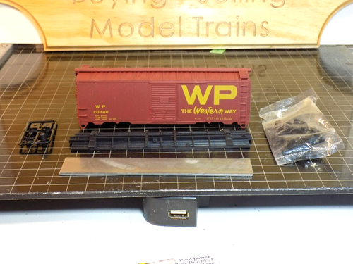 HO Accurail #3516 40' AAR Steel Boxcar KIT Western Pacific WP 20436 (030409)