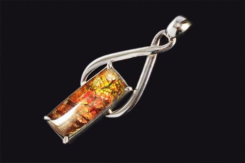 Magnifique Pendentif En Argent Sterling 925 Avec Pierre