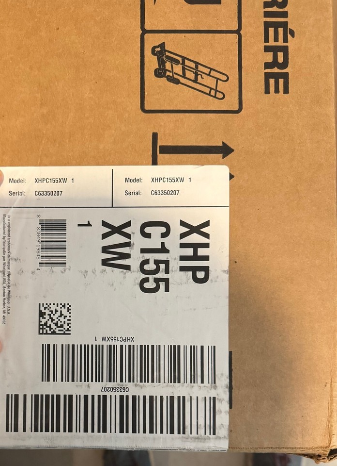 Excellent Whirlpool Maytag XHPC155XW 15.5" White Washer Pedestal Stand