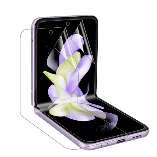2stk Panzerfolie für Samsung Galaxy Z Flip 6 5 4 Display Rückseite Glasfolie TPU - Bild 9 von 9