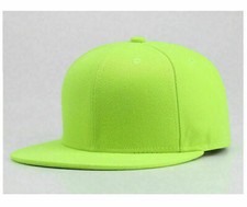 Unisex Men Snapback Hat Baseball Hip Hop Flat Plain Cap ClassicVintage Peak Hat