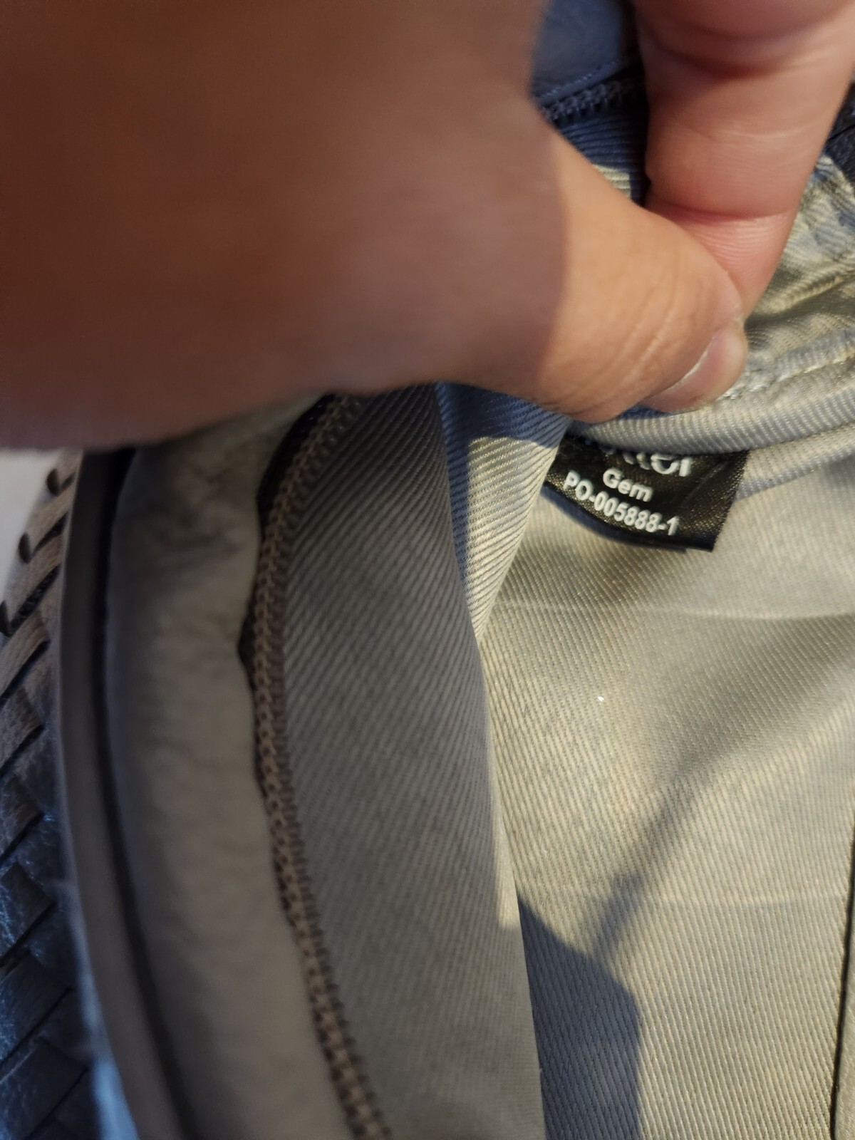 Hotter Grey Woven Camera Rectangular Crossbody Ba… - image 11