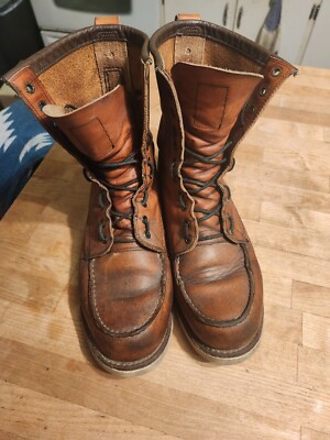 Vintage Red Wing 10877 moc toe work boot size 10.5dUSA