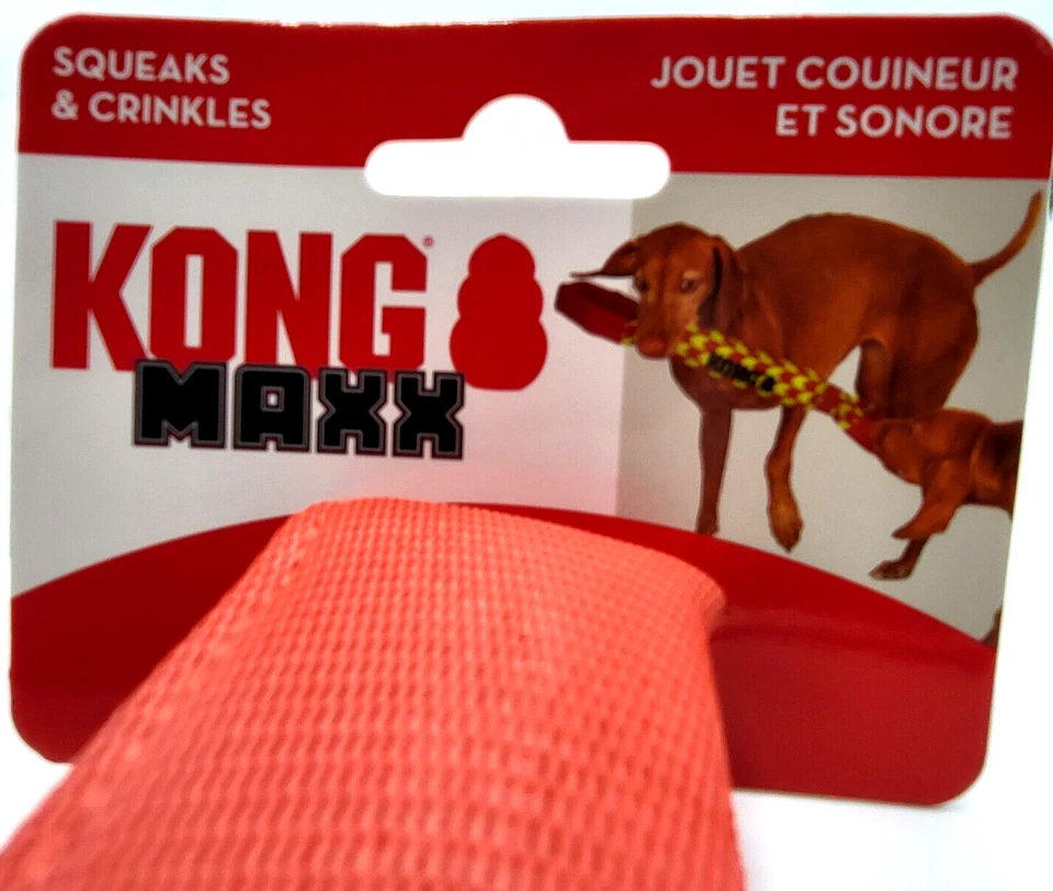 Juguete para perro KONG Maxx Lg chirriante arruga tirar y buscar 23" Foto 2 de 4