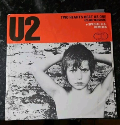 Limited Edition U2 Two Hearts Beat As One 12 Inch Austrailian Import X13112 Vg+
