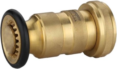 1.5'' NH/NST Fire Hose Nozzle, Brass Fire Equipment Spray Jet Fog Nozzle