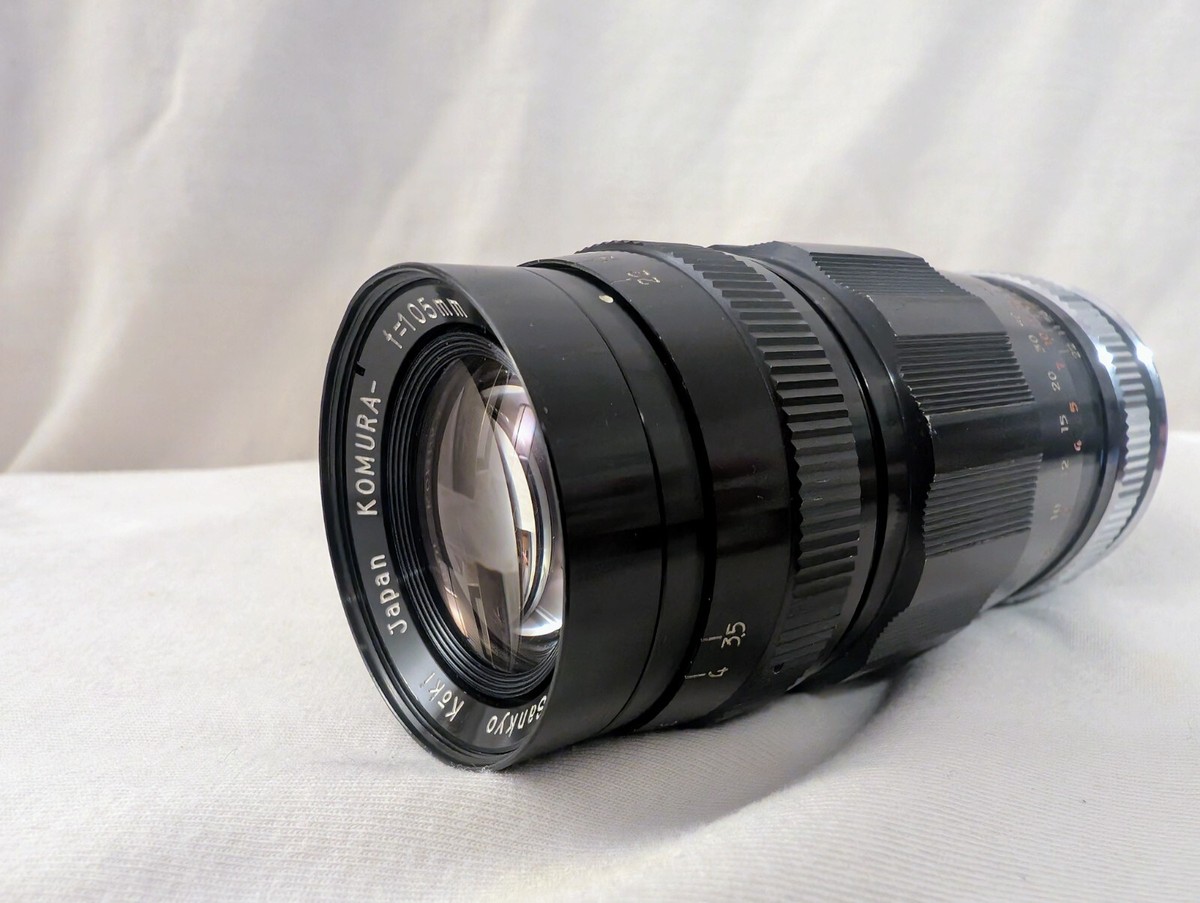 【希少オールドレンズ】Sankyo Koki KOMURA 105mm 3.5 Komura Sankyo 105mm f3.5 LTM lens | eBay