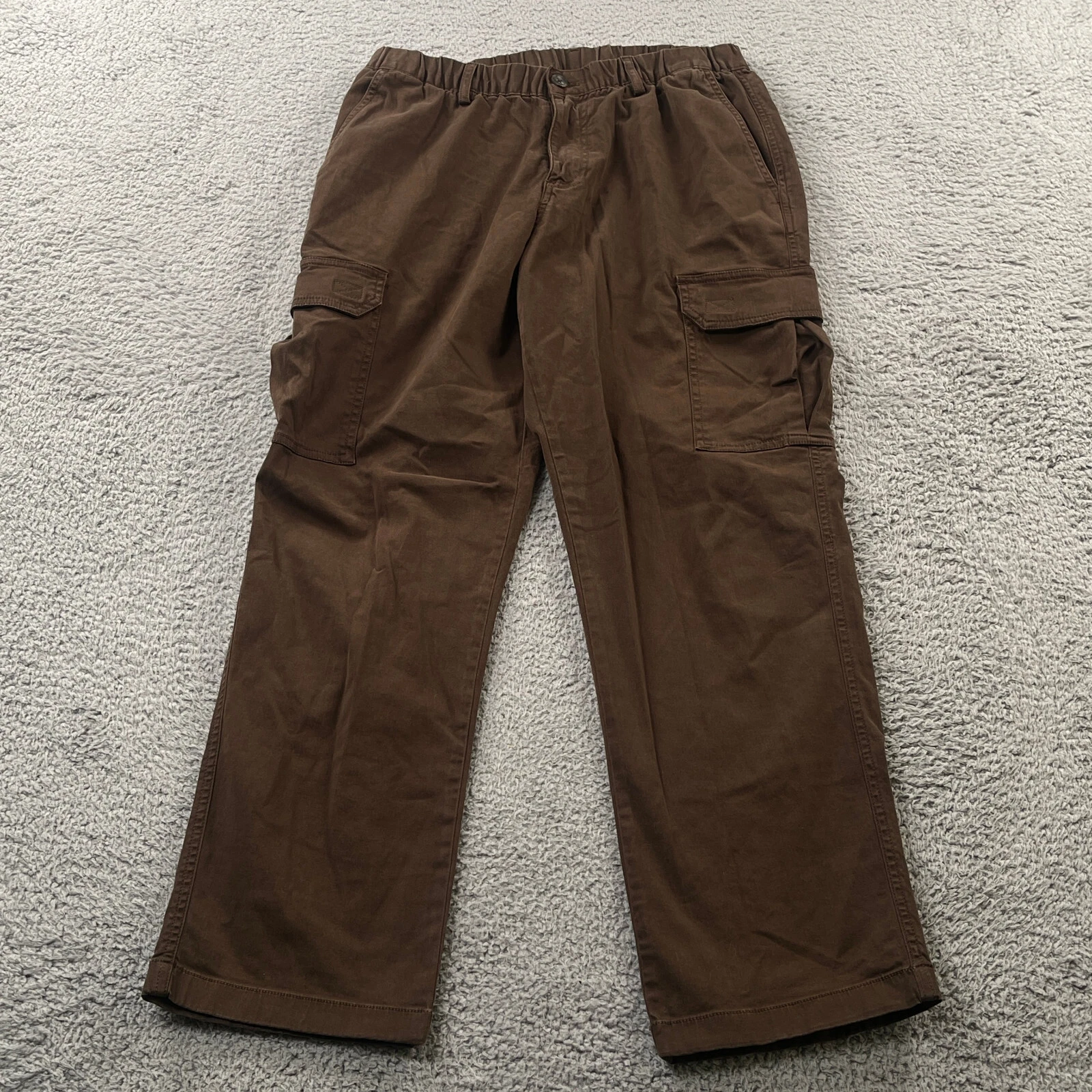 Bearbottom Pants Mens Large 30" Outdoors Hiking Brown Stretch Cargo