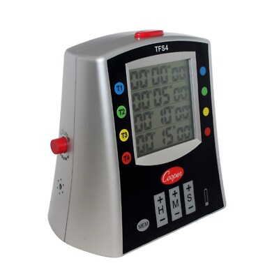 Cooper ATKINS Multi-Station Digital Timer TFS4 NEW
