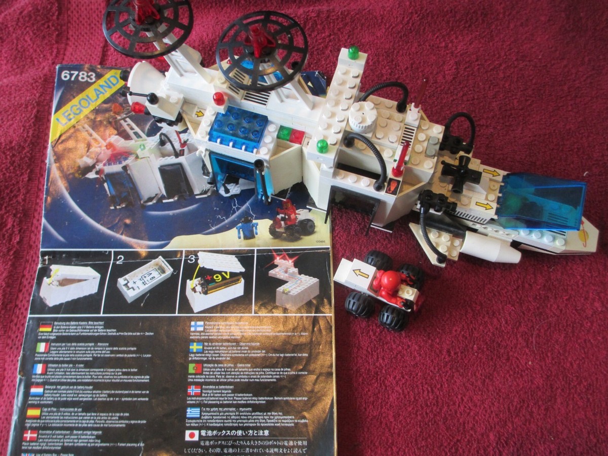 Lego Set Lego Light And Sound Spaceship Lego Vintage Space 6783