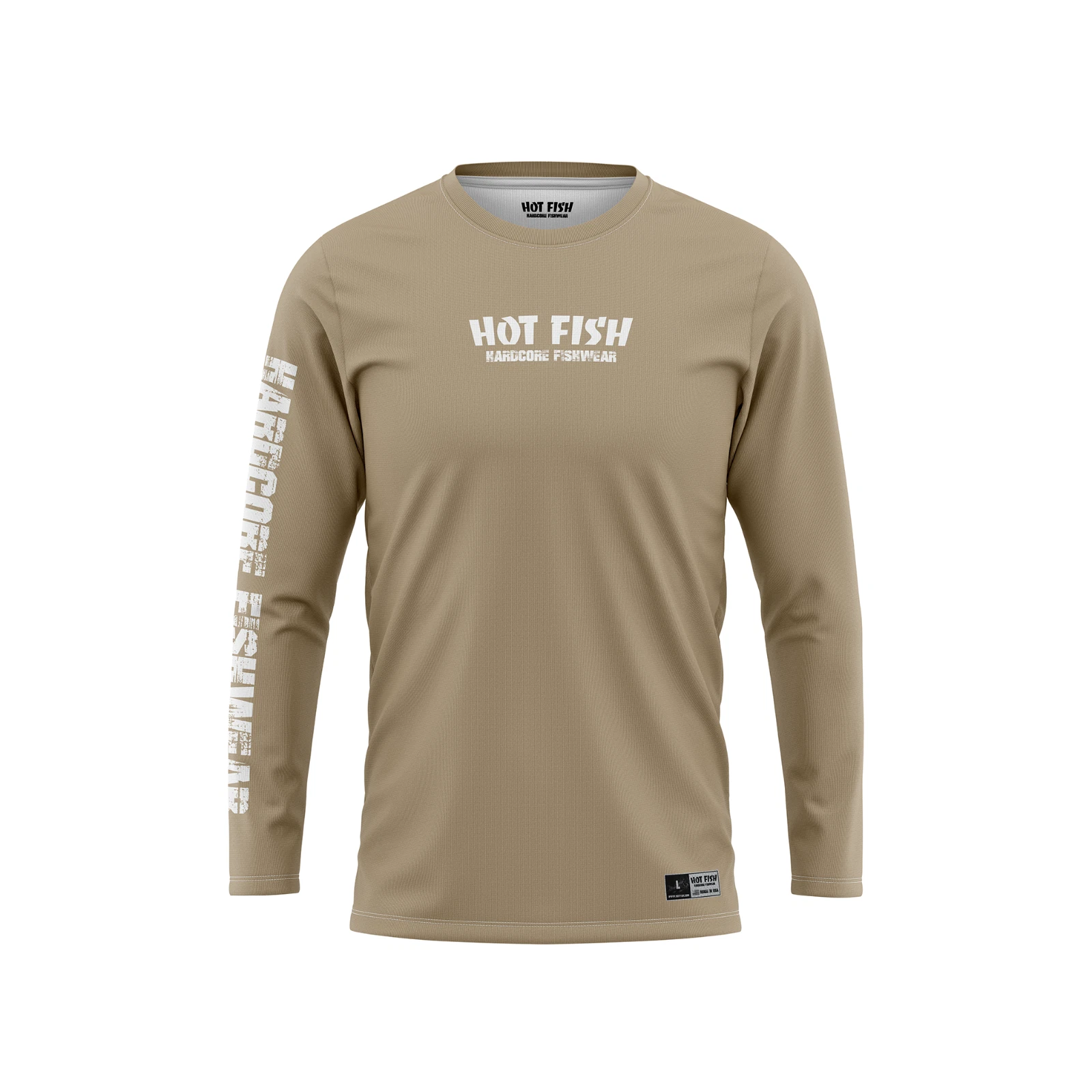 HOT FISH GROUPER - Men’s Long Sleeve Fishing Shirt – UPF Protection