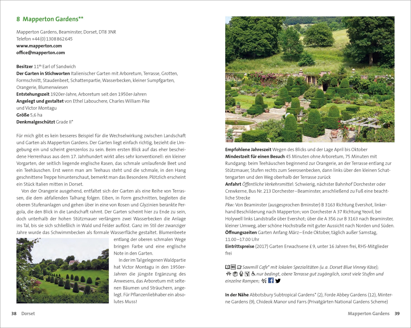 Thumbnail - Gartenreiseführer Südwestengland | Heidi Howcroft | Taschenbuch | 176