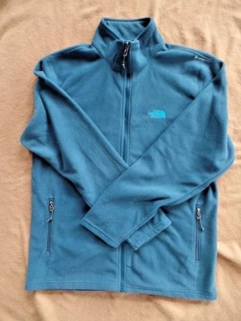 The North Face Men's Fleece Jacket Size L Marine Blue