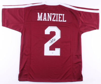 Johnny Manziel Signed Texas A&M Aggies Jersey (PSA Holo) Heisman Trophy  (2012)