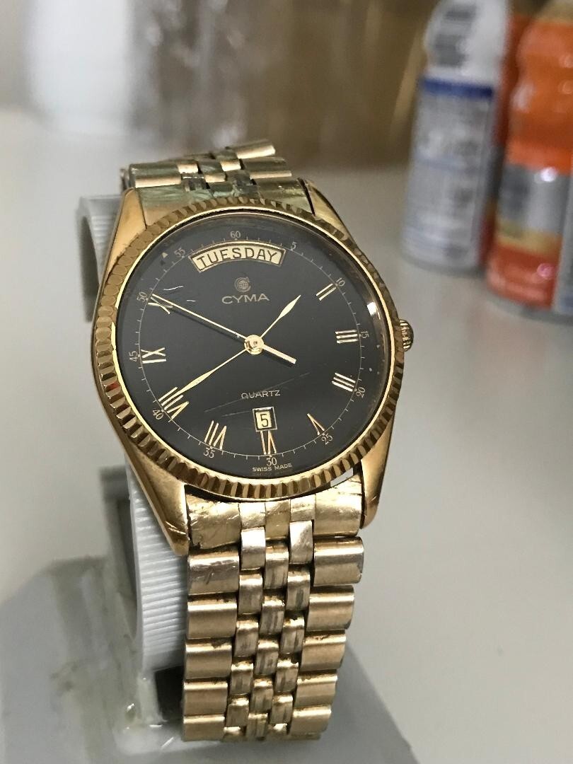 CYMA クラシック置時計 ゴールド CYMA クラシック置時計 ゴールド Cyma Shreve & Co 14k Yellow Gold