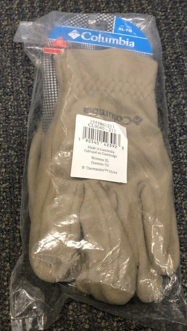 NEW Columbia Women's W Thermarator Gloves, Truffle, X-Large