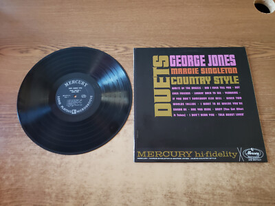 1960s MINT-EXC Margie Singleton & George Jones   Duets Country Style 20747 LP33