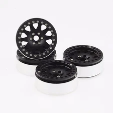 ALIENTAC Four(4) 2.2" Alloy Beadlock Wheel Rim Wide 1" for RC Model #069
