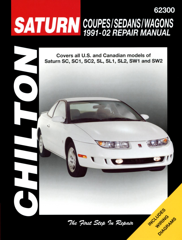 Manual Saturn Coupes/Sedans/Wagons 1991-2002 Chilton Workshop Manual