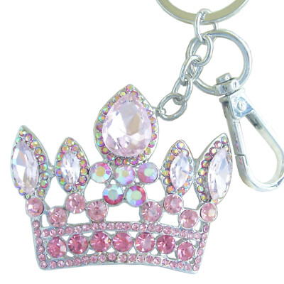 Gorgeous Crown Keychain Pendant Austrian Crystal K05050