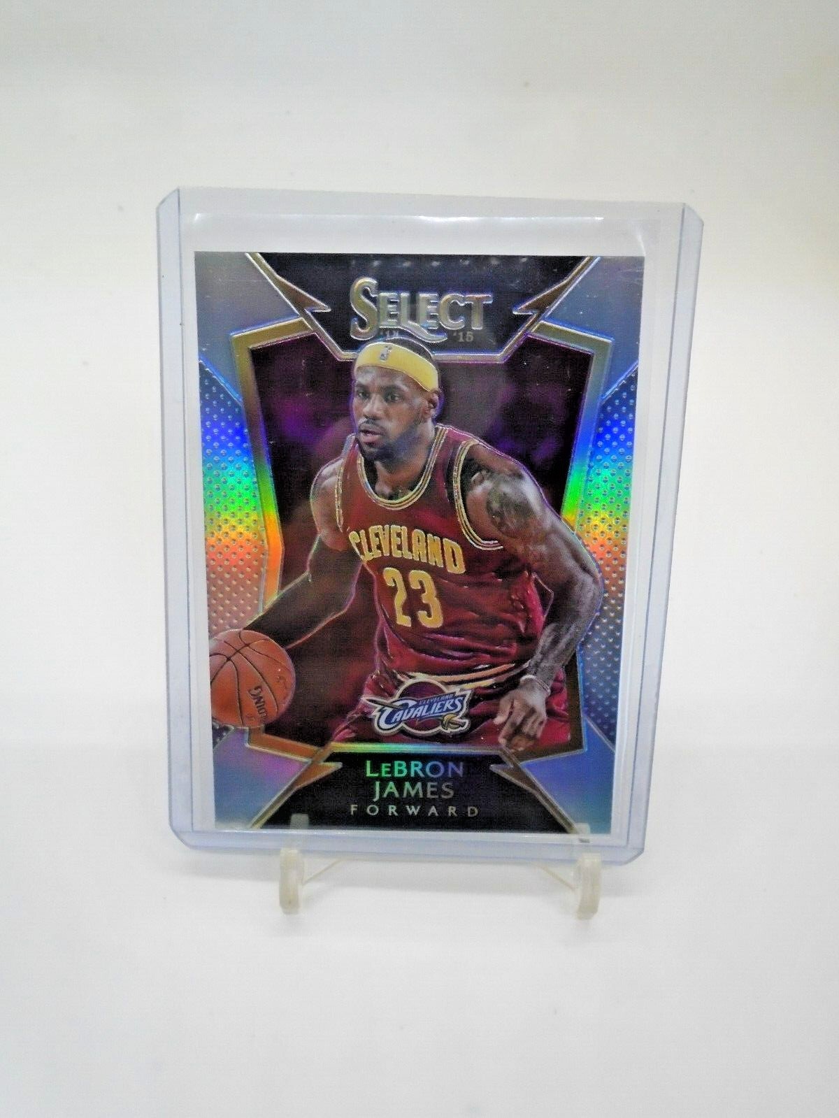 2014-15 PANINI SELECT #57 LEBRON JAMES SILVER PRIZM