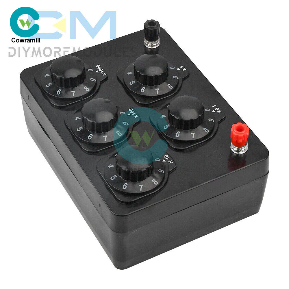 0-9999.9Ohm Variable Resistance Box Decade Resistor For Physical Resistance Box