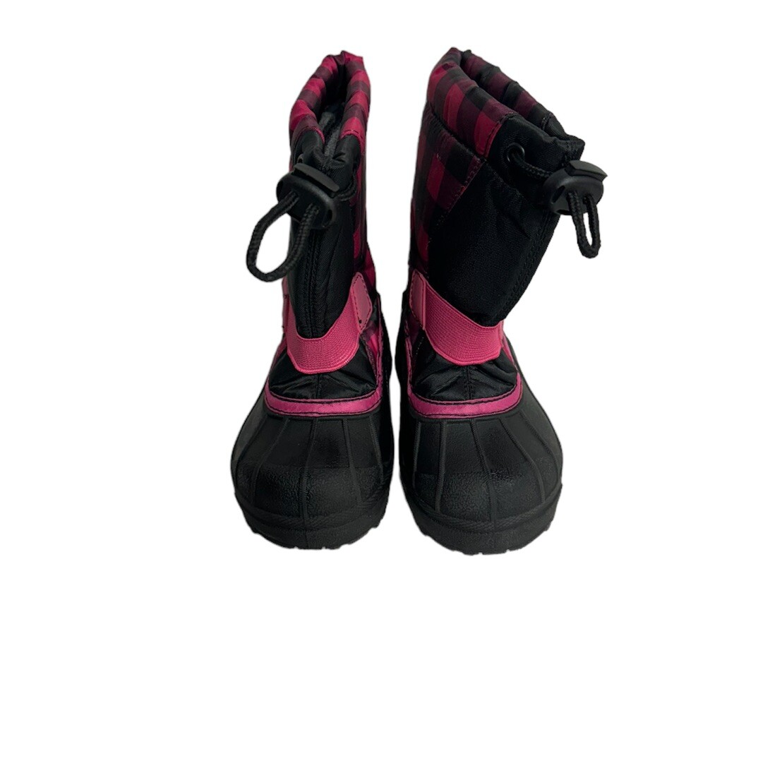 Columbia Powderbug Kids Size 7 Red & Black Plaid Waterproof Snow Boot thumbnail 2