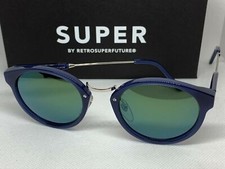 RetroSuperFuture PDL Panama Deep Blue Frame Sunglasses NIB