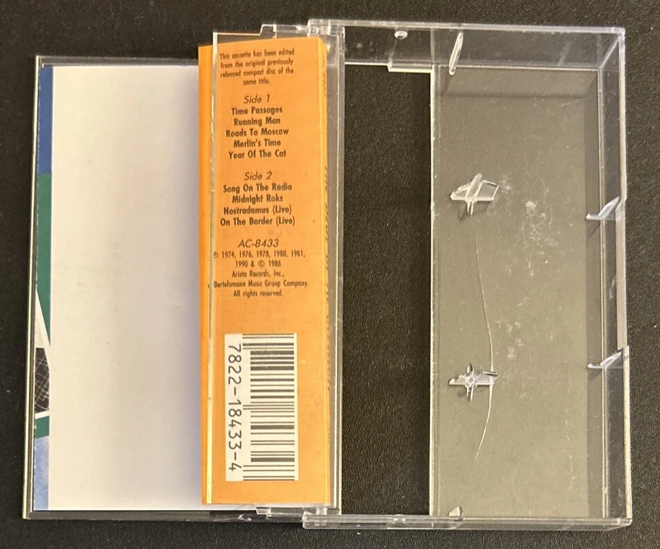 Best Of Al Stewart AC8433 Cassette Tape (Arista 1990 Used) Foto 3 de 4