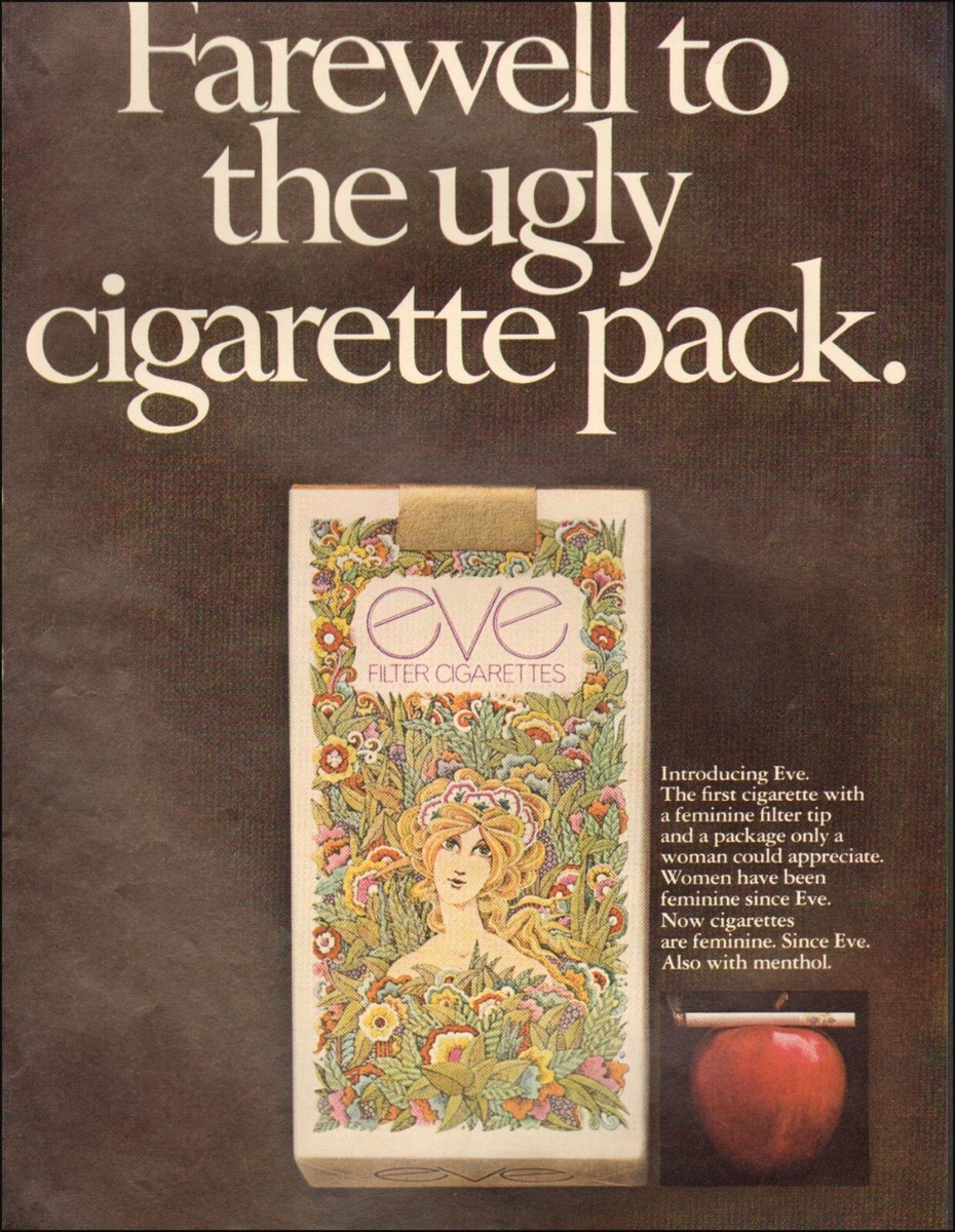 Print ad for Eve Cigarettes Tobacco ART Apple 062522
