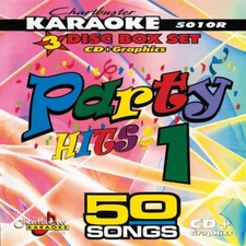 Karaoke Chartbuster 3 Disc CD+G 5010 Party Hits vol-1 NEW IN CASE 