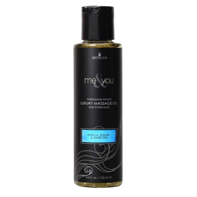 Sensuva Me & You Pheromone Infused Luxury Massage Oil -Vanilla Sugar & Sweet Pea