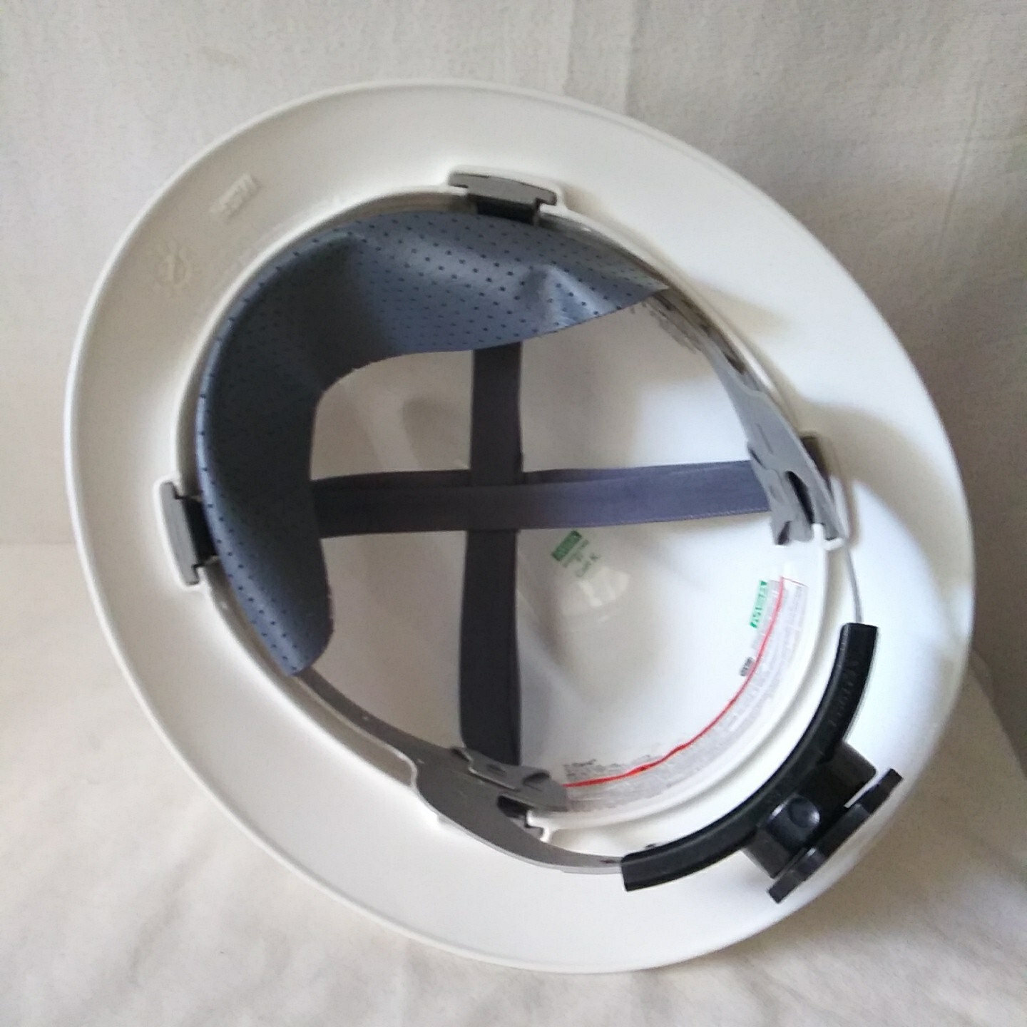 MSA V-Gard White Full Brim Hard Hat Fas-Trac Tampa Bay Rays Sticker Medium