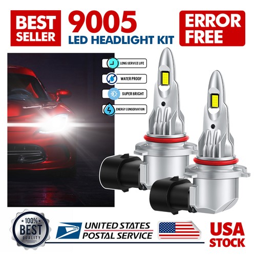 9005 HB3 LED Headlight Super Bright Bulbs Kit White 6000K 40000LM Hi/Lo - Foto 11