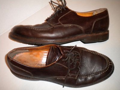 Mephisto Dress Shoes Mens 9 Brown Goodyear Welt Oxfords‎ Leather Shock Absorbent MEPHISTO Oxfords Dress Shoes Sz. 9 Goodyear Welt Grainy  main image 4