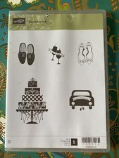 Stampin up   Just Married   Rubber stamp Set of 5