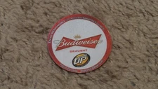 Budweiser Round "Bottoms Up" Magnet White Background