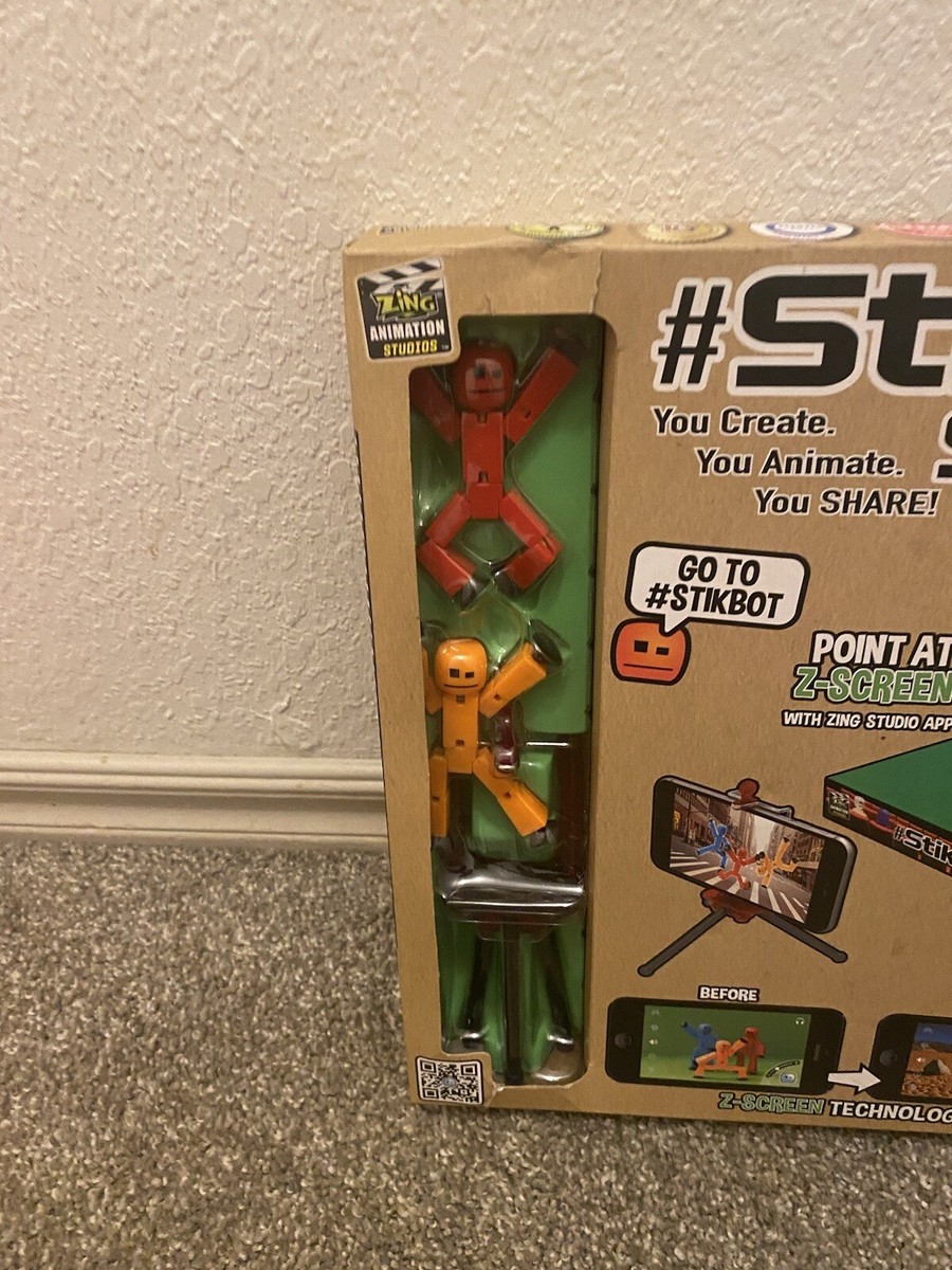 Zing Stikbot Green Screen Stikbot Pro Zing StikBot Studio